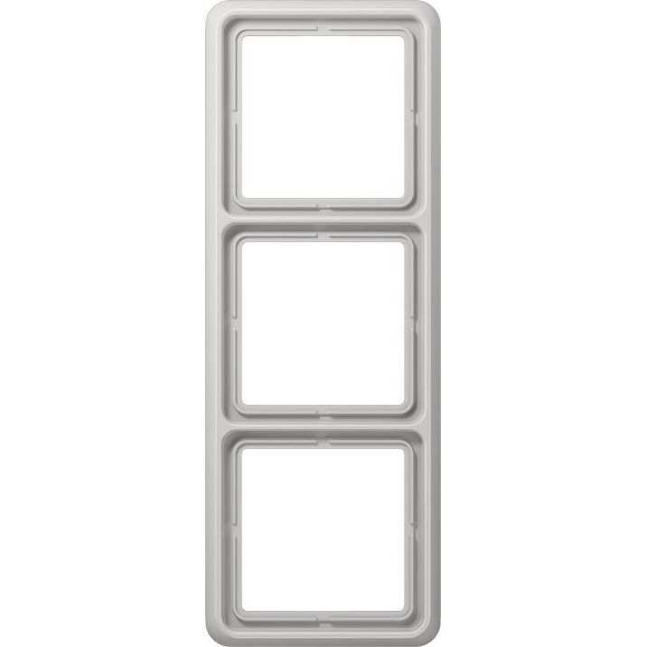 Jung - Abdeckrahmen Rahmen 3-fach lgr CD 583 WU LG waage/senkrecht