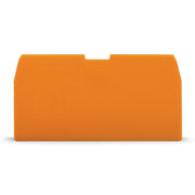 WAGO - Abschluss- und Zwischenplatte für Reihenklemme Abschlußplatte 870-944 1mm dick, orange − 25 Stück
