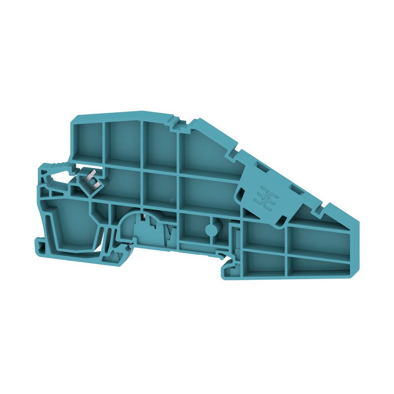 Weidmüller - Endklammer/-halter für Reihenklemme Endwinkel AEB ITB 2.5/4 BB BL Wemid, blau − 25 Stück