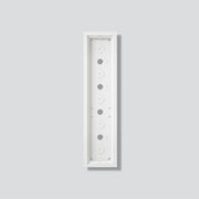 Siedle&Söhne - Montageelement für Türstation Gehäuse-Aufputz GA 612-5/1-01 W Weiß