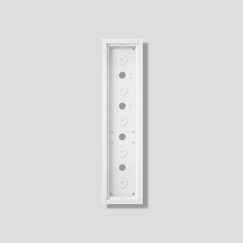 Siedle&Söhne - Montageelement für Türstation Gehäuse-Aufputz GA 612-5/1-01 W Weiß