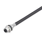 Weidmüller - Rundsteckverbinder, Einbau (mit Leitung) Steckverbinder SAIE-M12B-8S2.0U HW Buchse, M12