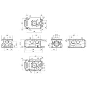 Maico - Zubehör/Ersatzteile für Ventilatoren Luftverteiler MF-VK90-7 7 Anschlüsse DN90