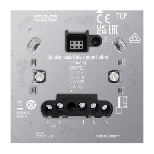 Jung - Elektronischer Schalter Schalteinsatz Relais, 1701 PSE 1-kanalig