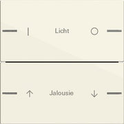 Gira - Bussystem-Tastwippe Wippenset 2-fach indiv. 576201 Tastsensor Cremeweiß