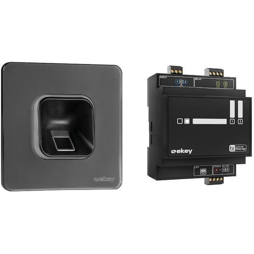 Ekey (AT) - Zutrittskontrollsystem Fingerprintset 203704 Unterputz, Glas, sw