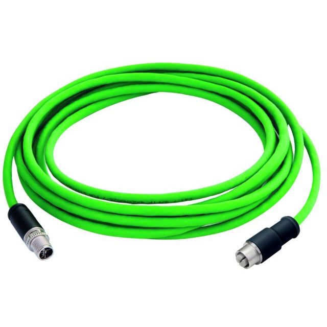 Telegärtner - Konfektionierte Leitung für steckbare Gebäudeinstallation STX M12x1-M12x1 VL X-kod. 100017377 Cat.6A-SFTP-A0200