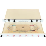 Paschke - Patchpanel LWL Spleissbox ausziehbar 19" 443305-06SA 6x LCd OM4 PINK