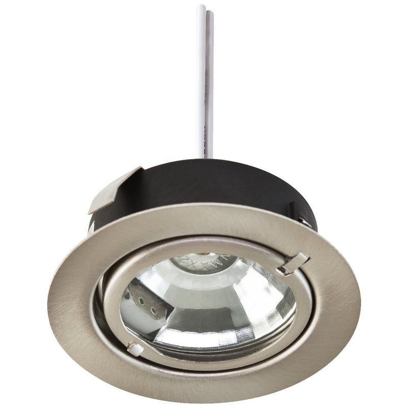 EVN Lichttechnik - Downlight/Strahler/Flutlicht NV Möbeleinbauleuchte 425 013 chr/sat 20W 12V IP20