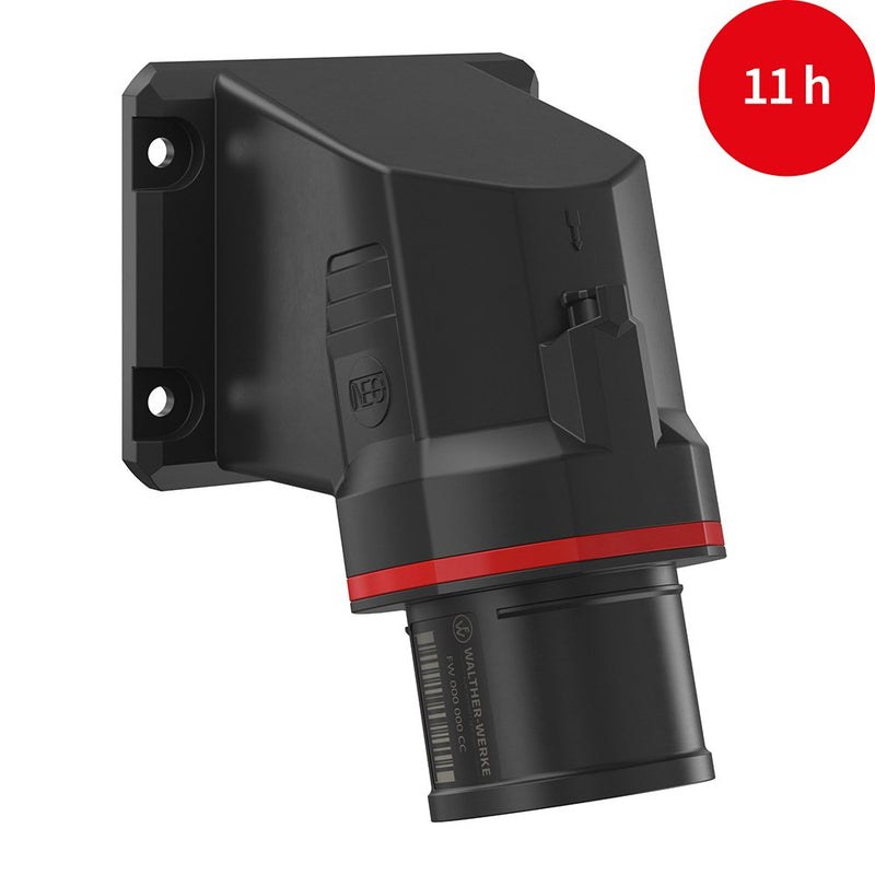 Walther Werke - CEE-Gerätestecker (IEC 60309) CEE NEO Anbaugerätestecker FW711411CC 16A 4P 11h IP54 − 5 Stück