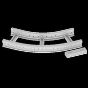 Unex - Bogen für Kabelleiter Flachbogen 45 Grad 67317-04 85x300 R600 U23X