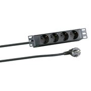 EFB-Elektronik - Mehrfachsteckdose Steckdosenleiste EK631DE.10 10Zoll 1HE 4xCEE 7/3