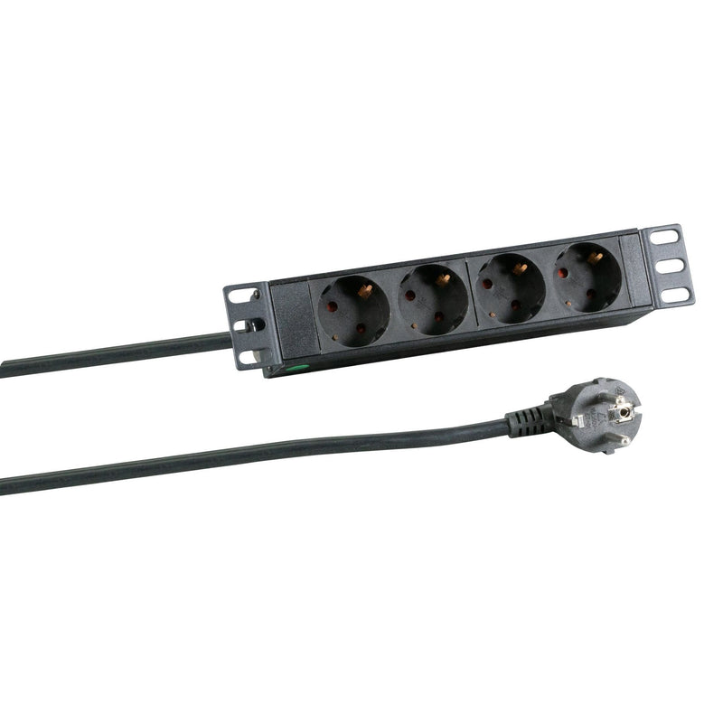 EFB-Elektronik - Mehrfachsteckdose Steckdosenleiste EK631DE.10 10Zoll 1HE 4xCEE 7/3