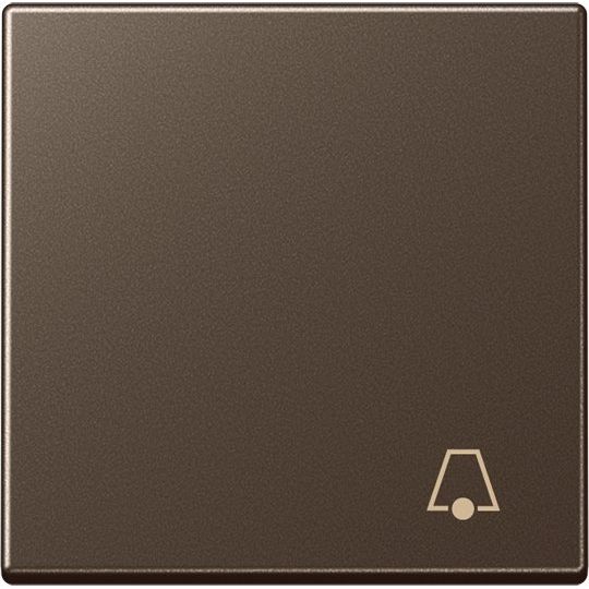 Jung - Abdeckung/Bedienelement für Installationsschalterprogramme Wippe mokka A 590 K MO Symbol Klingel