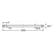 Radium Lampenwerk - LED-Lampe/Multi-LED LED-Tube T8 EM RLT8 58SFOOD833G13EM