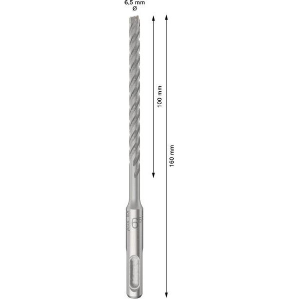 Bosch - Bohrer PRO SDS plus-5X 2608833894VE(10) Hammerbohrer 6,5 x