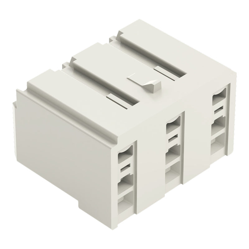 WAGO - Leiterplattensteckverbinder THR-Federleiste abgewink. 2092-3323/200-000 7,5mm,lichtgrau − 100 Stück
