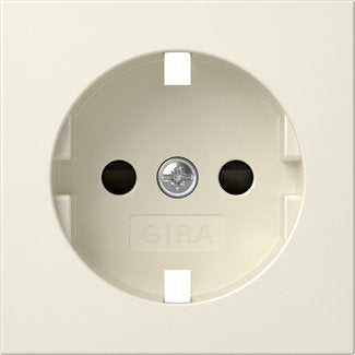 Gira - Zubehör/Ersatzteile für Installationsschalterprogramme Abd. SCHUKO-Steckd. SH 492101 Cremeweiß