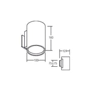 Brumberg Leuchten - Decken-/Wandleuchte LED-Wandleuchte 10042173 230V3000K weiß