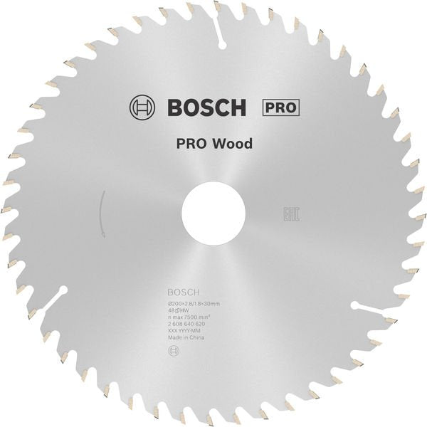Bosch - Kreissägeblatt PRO Wood Kreissägeblatt, 2608640620 200 x 2,8 x 30 mm