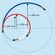HellermannTyton - Kabeleinziehsystem Erweiterungs-Glasfaserst. CS-P4 (VE2) 2x1000mm weiß