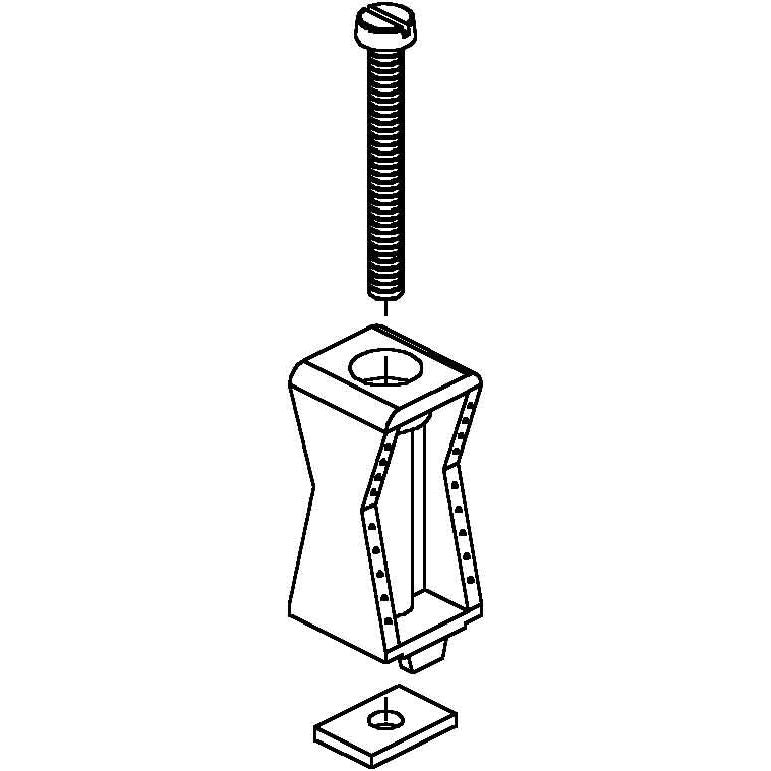 Niedax - Befestigungsschelle für Kabel/Rohre Reihenschelle B 293