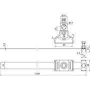 DEHN - Rohrschelle für Blitzschutz Bandrohrschelle BRS50300BB168V2A F. Fangstangen NIRO