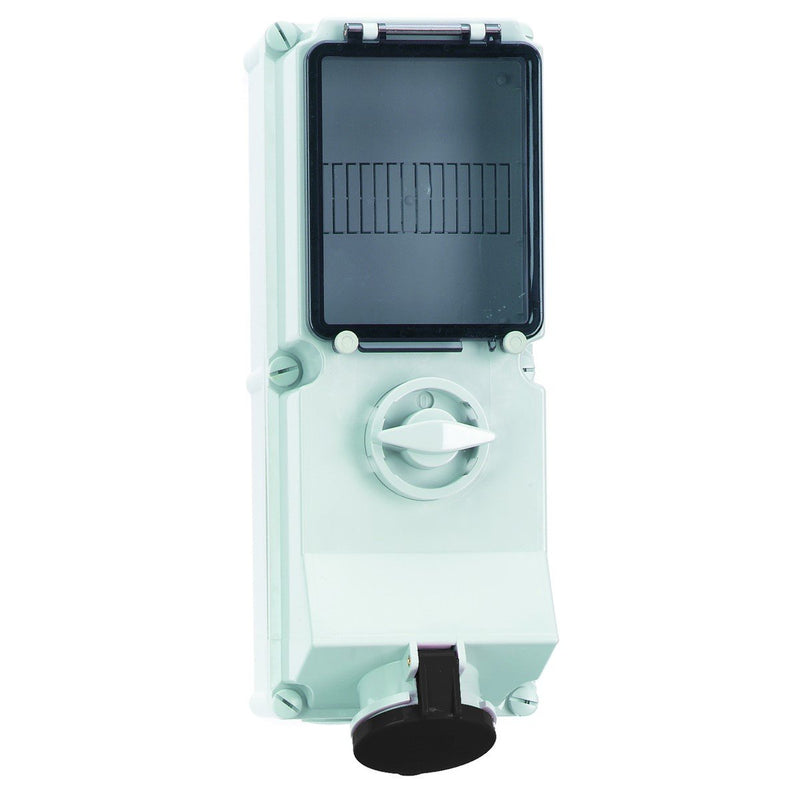 Bals Elektrotech - CEE-Steckdose abschaltbar, abgesichert (IEC 60309) Wandsteckdose abschaltbar 17338 abgesichert 32A 4p