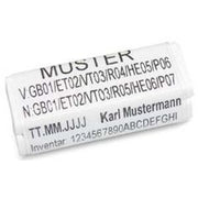 Dätwyler IT Infra - Kabelmarkierungssystem Kabelclip 2D weiss 400312 (VE50) Kabelbeschriftung