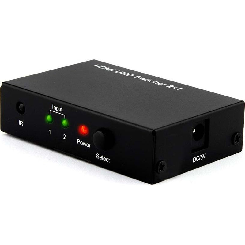 E+P Elektrik - Endgeräteumschalter HDMI-Umschalter UHD 21 2-fach