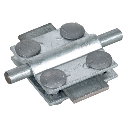 DEHN - Verbinder für Blitzschutz Kreuzstück KS8.10FL30FRSM8STTZN für Rd 8-10/Fl 30mm