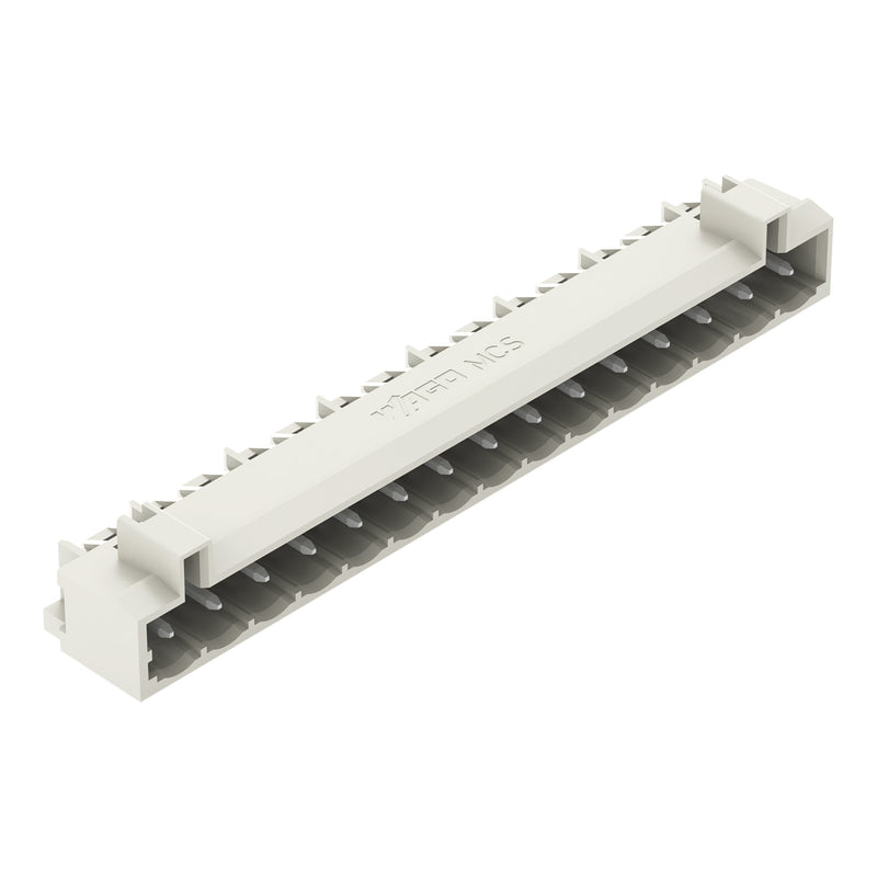 WAGO - Leiterplattensteckverbinder THT-Stiftleiste Lötstift 721-445/001-000 1,0x1,0,abgew.,lgr − 50 Stück