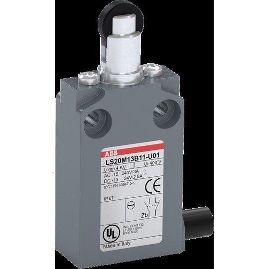 ABB Stotz S&J - Einzelpositionsschalter Kompakt-Pos.schalter LS20M13B11-U01 Metall-Gehäuse IP67