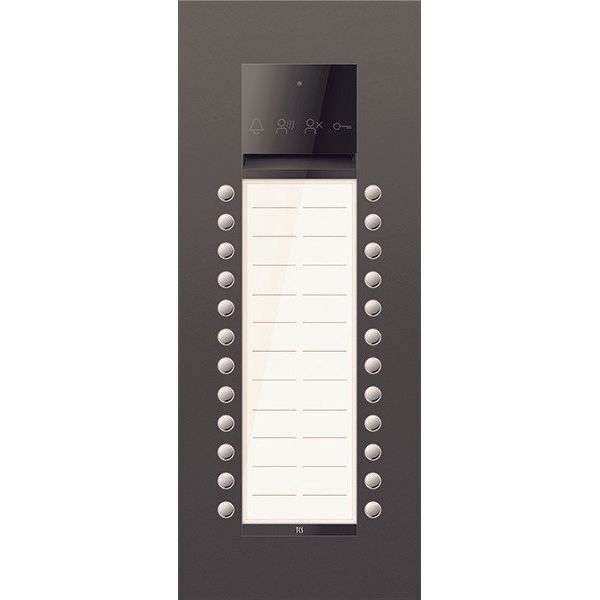 TCS Tür Control - Türstation für Türkommunikation PES PRO Audio Außenstat. ASU600224-0017 24T UP R7016