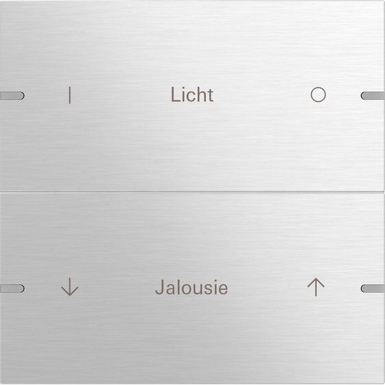 Gira - Bussystem-Tastwippe Wippenset 2-fach 503217 Tastsens.4 TS4 alu