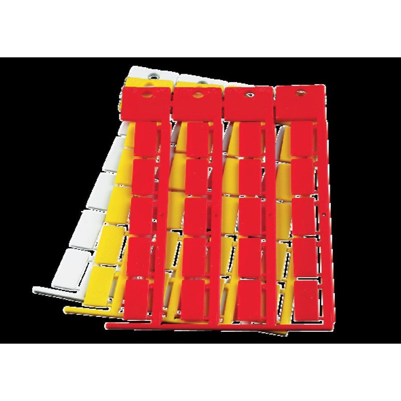 Murrplastik - Kabelmarkierungssystem Kennzeichnungsschild KSO 35x9 weiß − 360 Stück