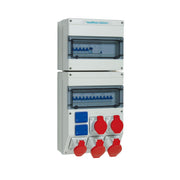 Walther Werke - CEE-Steckdosen-Kombination (IEC 60309) Steckdosekombination 6893401 Kunststoff, 63A