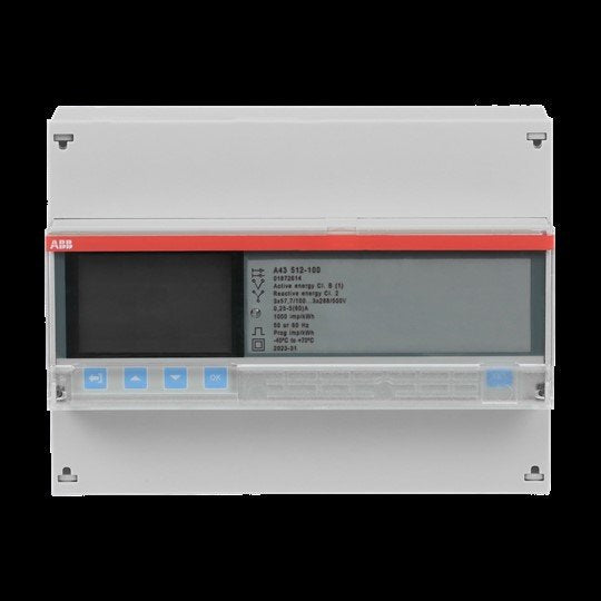 ABB Stotz S&J - Elektrizitätszähler Drehstromzähler A43 512-100 RS485