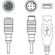 Leuze - Konfektioniertes Sensor-Aktor-Kabel Anschlussleitung KB M12A-8P-#50111228