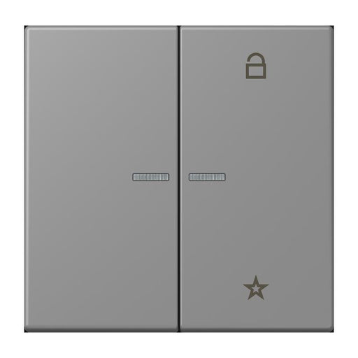 Jung - Bedienelement intelligent eNet Taster Universal 1f. FM LC 1701 203 gris 31 (32011)