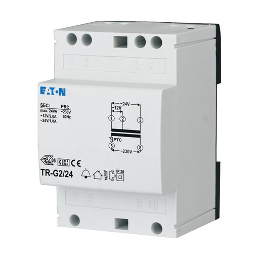 Eaton - Klingeltransformator TR-G2/24 230V 12-24V 2-1A