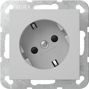 Gira - Steckdose 30° 4418015 Grau