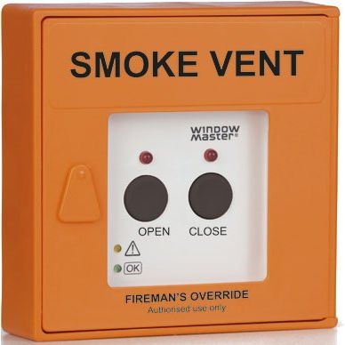 WindowMaster - Erweiterungsmodul für Gefahrenmeldesysteme Feuerwehrschalter-Reset WSK 510 0005 01 or RAL2011