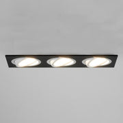 Brumberg Leuchten - Downlight/Strahler/Flutlicht Einbaumodul rechteckig 45026560 3-fach