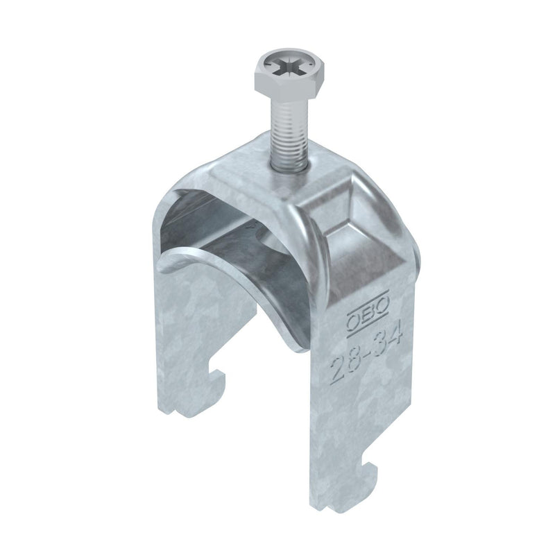 OBO Bettermann - Bügelschelle BS-N1-M-34 FT 28-34mm − 100 Stück