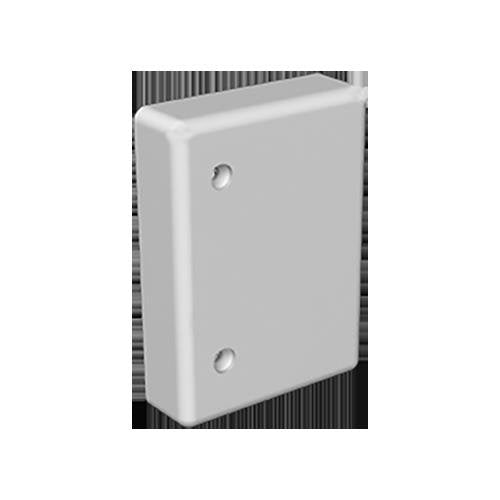 Unex - Endstück für Leitungsführungskanal Endstück lgr 73383-04 RAL7035 60x110 U24X − 6 Stück