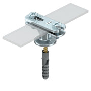 OBO Bettermann - Leitungshalter für Blitzschutz Leitungshalter 113 B-Z-HD-FL − 100 Stück