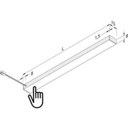 Hera - Decken-/Wandleuchte LED-Unterbauleuchte 61001427122 450mm 3000K