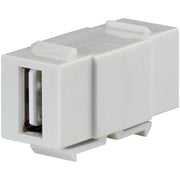Rutenbeck - Einsatz/Abdeckung für Kommunikationstechnik Kommunikationsadapter KMK-USB sw Keystone
