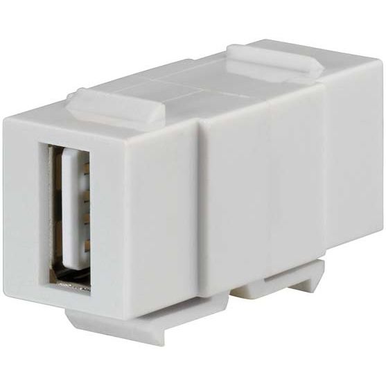Rutenbeck - Einsatz/Abdeckung für Kommunikationstechnik Kommunikationsadapter KMK-USB sw Keystone